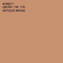 #C89271 - Antique Brass Color Image